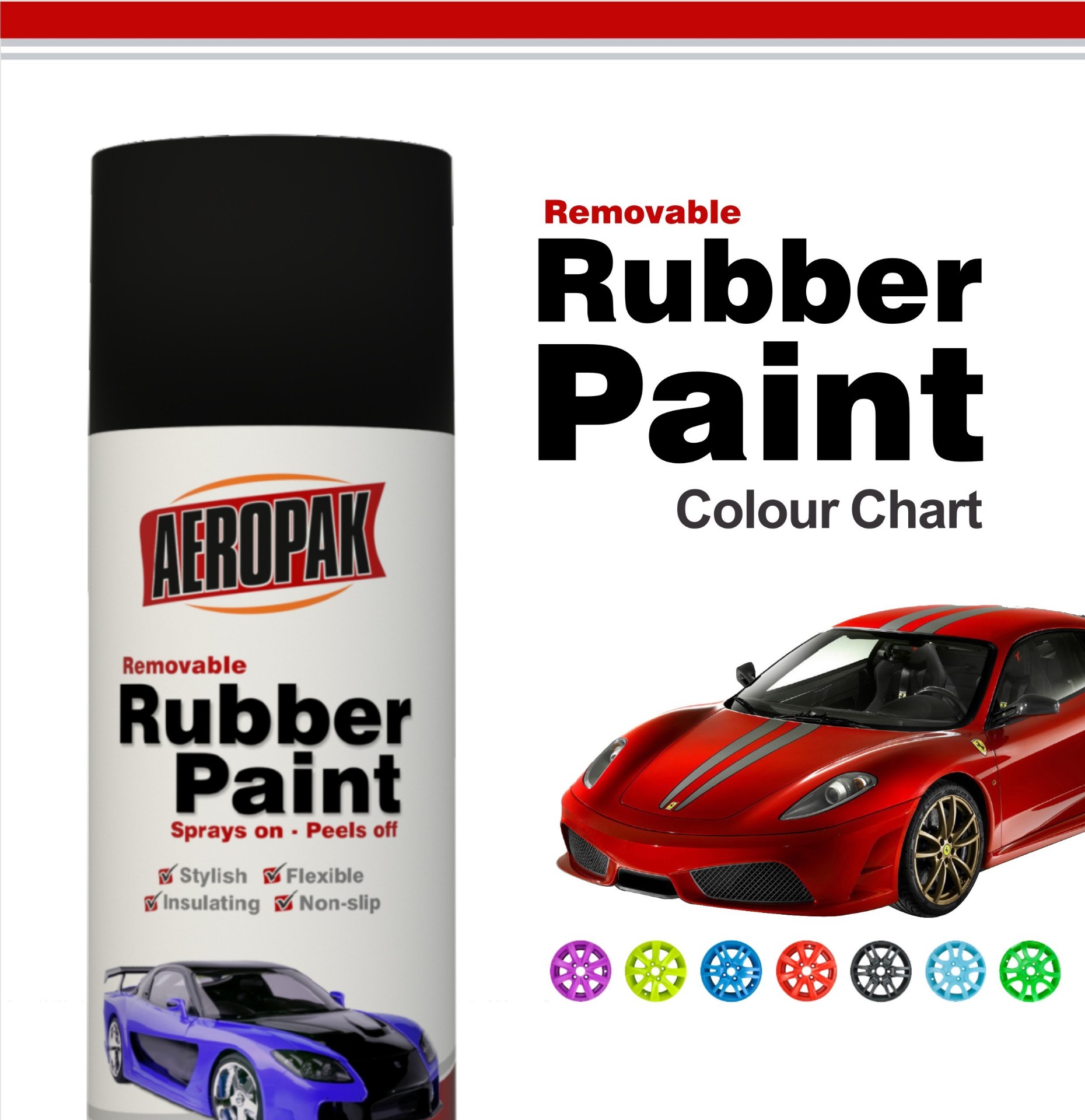Rubber Paint Colorcard