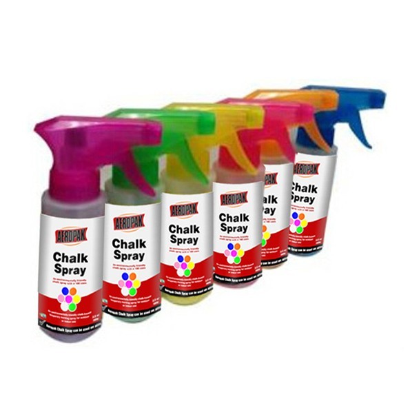 Aeropak Chalk Spray for Children playing, fun spray, drawing chalk